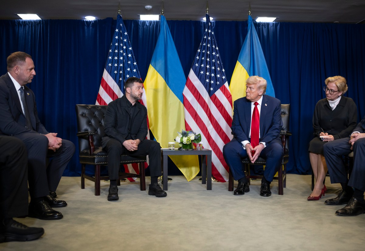 President Donald Trump participates in a bilateral meeting with Ukraine’s President Volodymyr Zelenskyy at the United Nations Headquarters in New York City, Tuesday, September 23, 2025. (Official White House Photo by Daniel Torok)