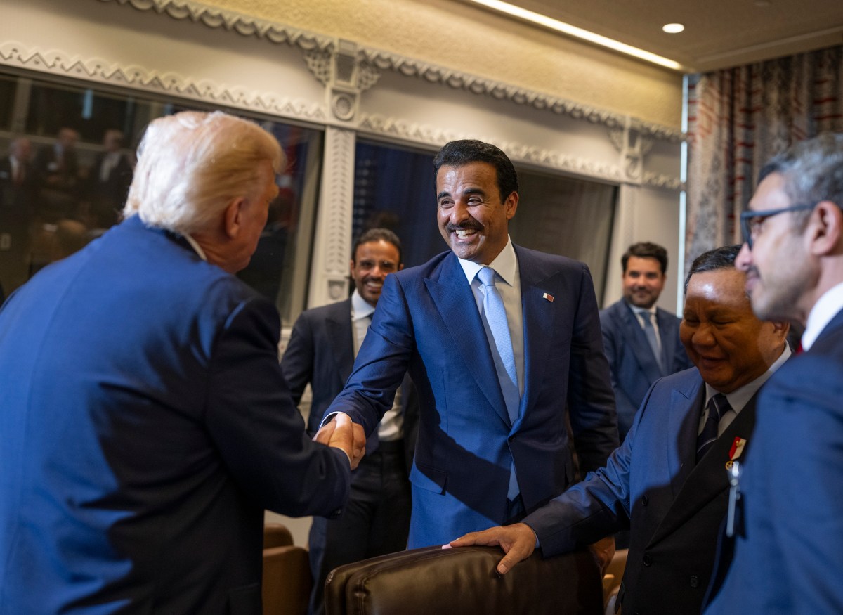 President Donald Trump participates in a multilateral meeting with Arab and Muslim leaders at the United Nations Headquarters in New York City, Tuesday, September 23, 2025. (Official White House Photo by Daniel Torok)