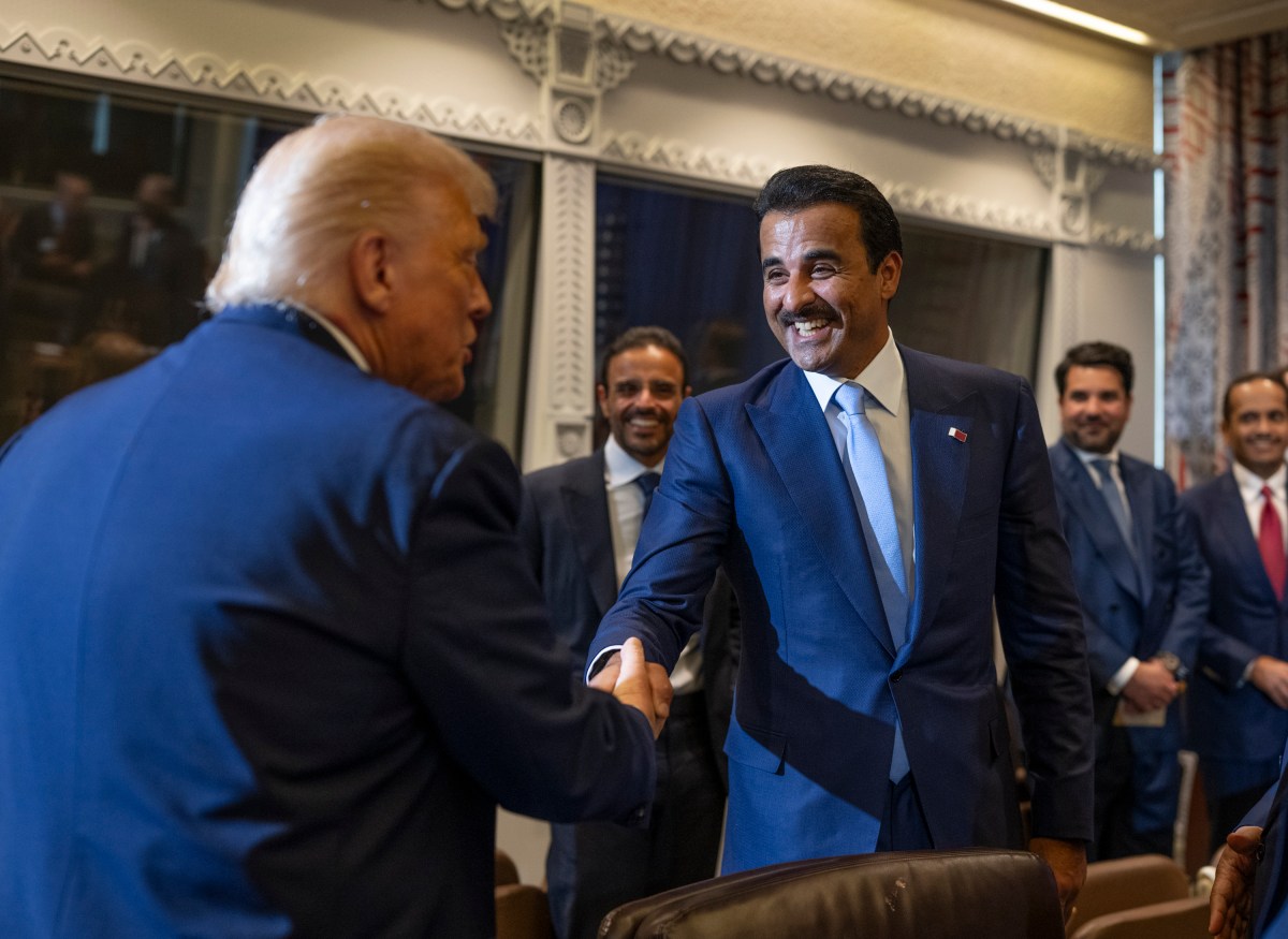 President Donald Trump participates in a multilateral meeting with Arab and Muslim leaders at the United Nations Headquarters in New York City, Tuesday, September 23, 2025. (Official White House Photo by Daniel Torok)