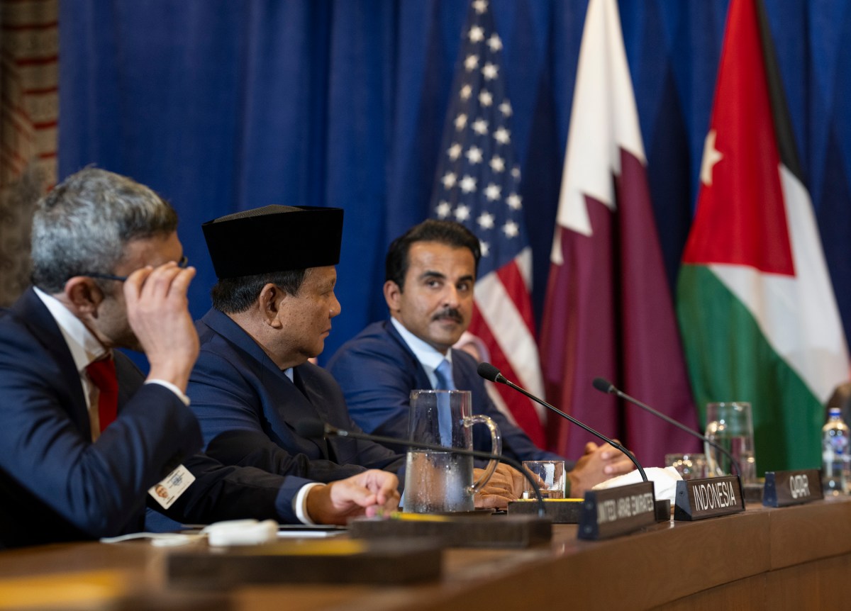 President Donald Trump participates in a multilateral meeting at the United Nations Headquarters in New York City, Tuesday, September 23, 2025. (Official White House Photo by Daniel Torok)
