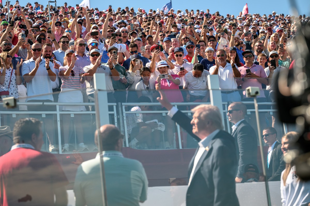 President Donald Trump attends the Ryder Cup Tournament at the Bethpage Black Course, Friday, September 26, 2025, in Farmingdale, New York. (Official White House Photo by Joyce N. Boghosian)