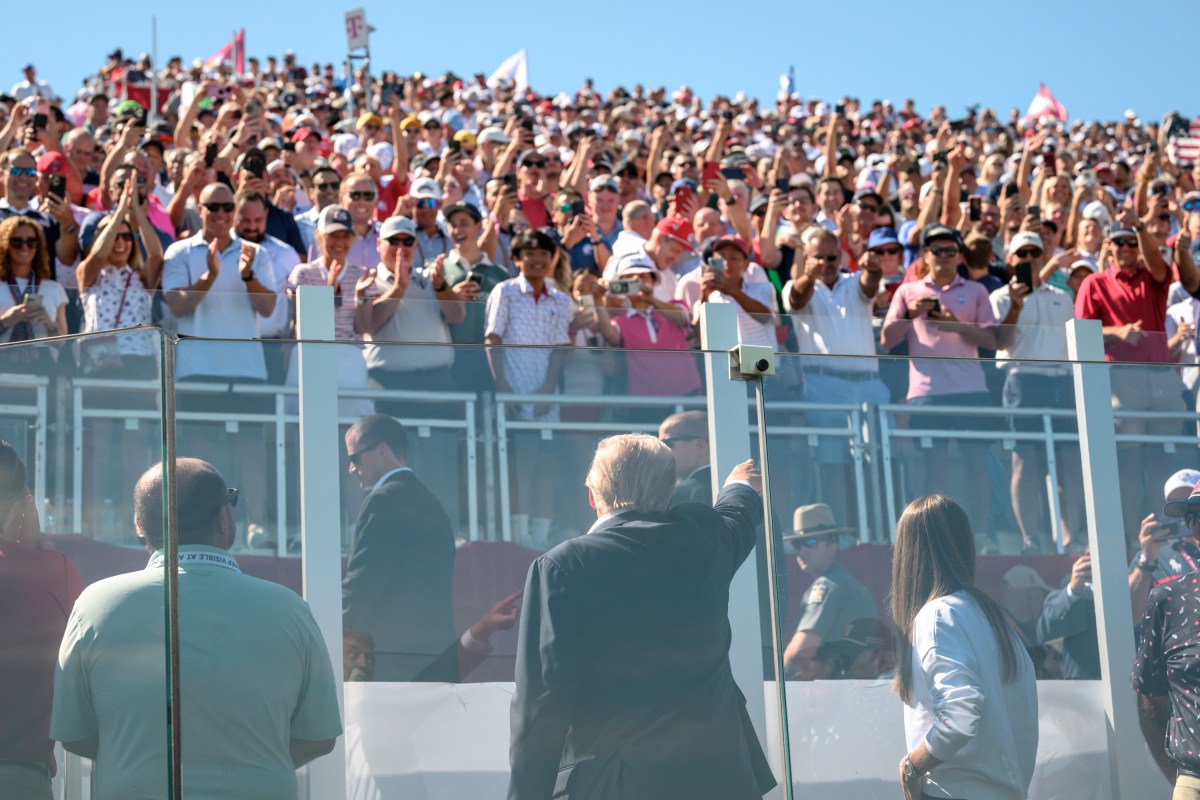 President Donald Trump attends the Ryder Cup Tournament at the Bethpage Black Course, Friday, September 26, 2025, in Farmingdale, New York. (Official White House Photo by Joyce N. Boghosian)