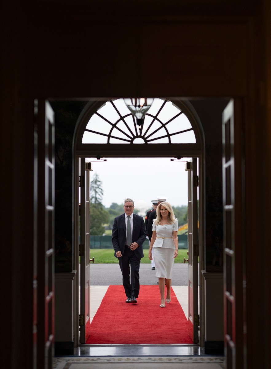 European leaders arrive to the South Portico of the White House and sign the guest book in the Diplomatic Reception Room as they arrive for a meeting with President Donald Trump and Ukraine’s President Volodymyr Zelensky, Monday, August 18, 2025.  (Official White House Photo by Molly Riley)