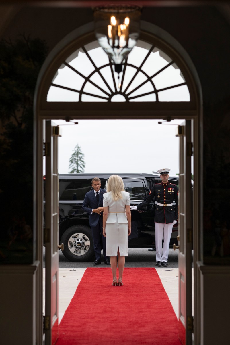 European leaders arrive to the South Portico of the White House and sign the guest book in the Diplomatic Reception Room as they arrive for a meeting with President Donald Trump and Ukraine’s President Volodymyr Zelensky, Monday, August 18, 2025.  (Official White House Photo by Molly Riley)