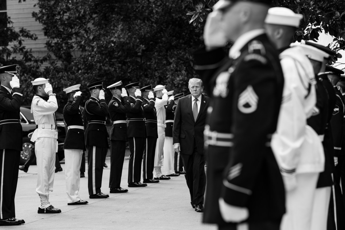President Donald Trump and First Lady Melania Trump attend an event at the Pentagon in Arlington, Virginia to commemorate the 24th anniversary of the September 11, 2001 terrorist attacks, Thursday, September 1, 2025. (Official White House Photo by Andrea Hanks)