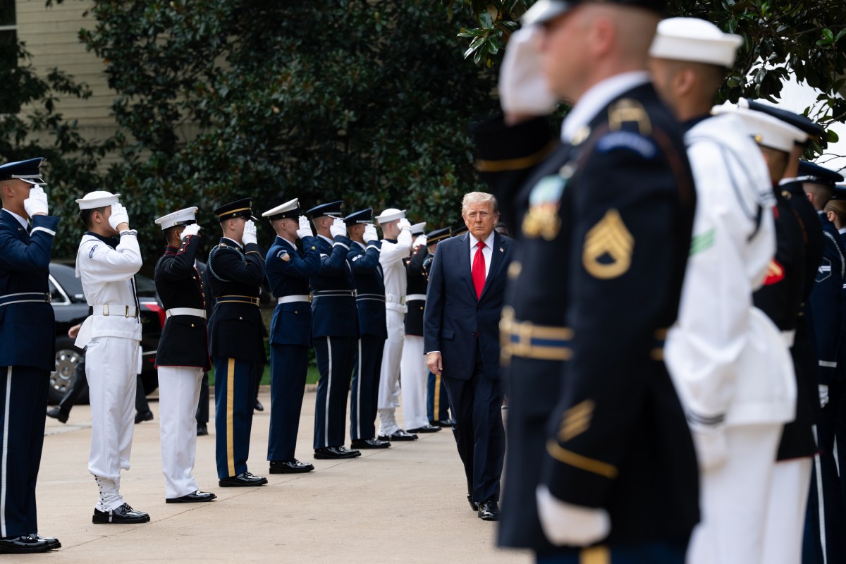 President Donald Trump and First Lady Melania Trump attend an event at the Pentagon in Arlington, Virginia to commemorate the 24th anniversary of the September 11, 2001 terrorist attacks, Thursday, September 1, 2025. (Official White House Photo by Andrea Hanks)