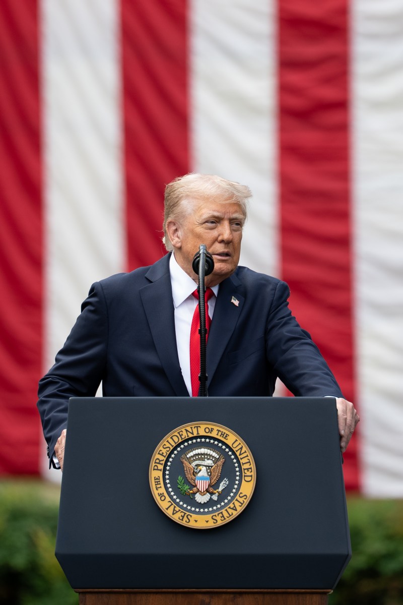 President Donald Trump and First Lady Melania Trump attend an event at the Pentagon in Arlington, Virginia to commemorate the 24th anniversary of the September 11, 2001 terrorist attacks, Thursday, September 1, 2025. (Official White House Photo by Andrea Hanks)