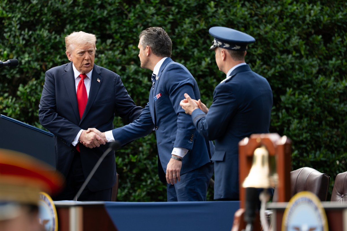 President Donald Trump and First Lady Melania Trump attend an event at the Pentagon in Arlington, Virginia to commemorate the 24th anniversary of the September 11, 2001 terrorist attacks, Thursday, September 1, 2025. (Official White House Photo by Andrea Hanks)