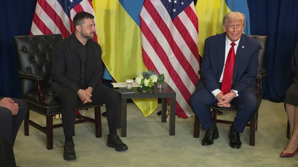 President Trump Participates in a Bilateral Meeting with the President of Ukraine