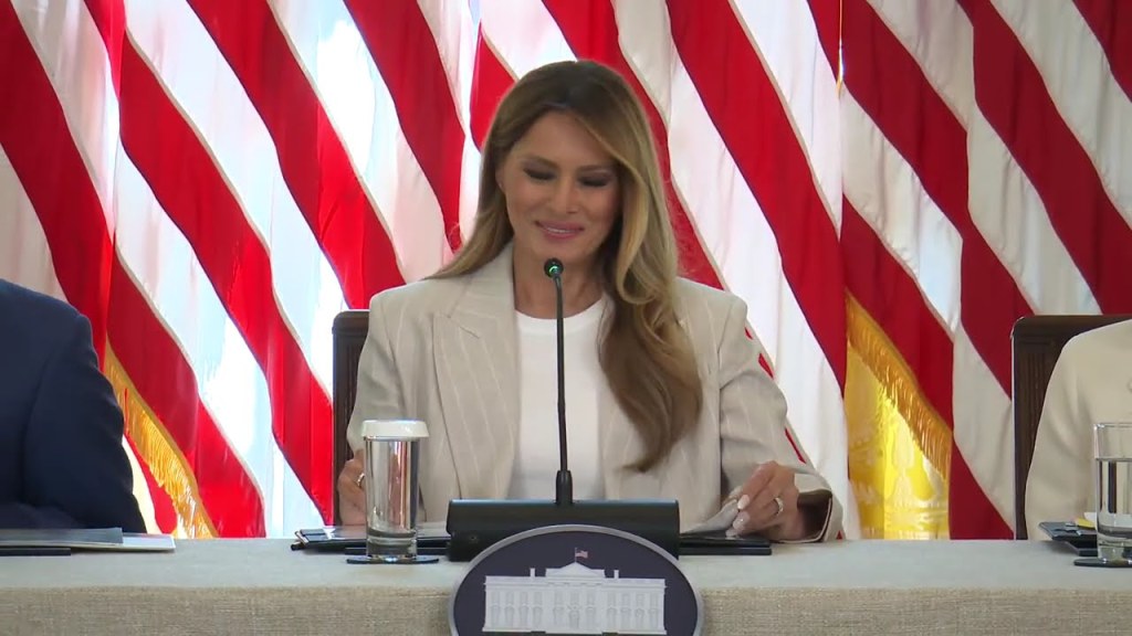 First Lady Melania Trump Hosts a Meeting of the White House Task Force on AI Education