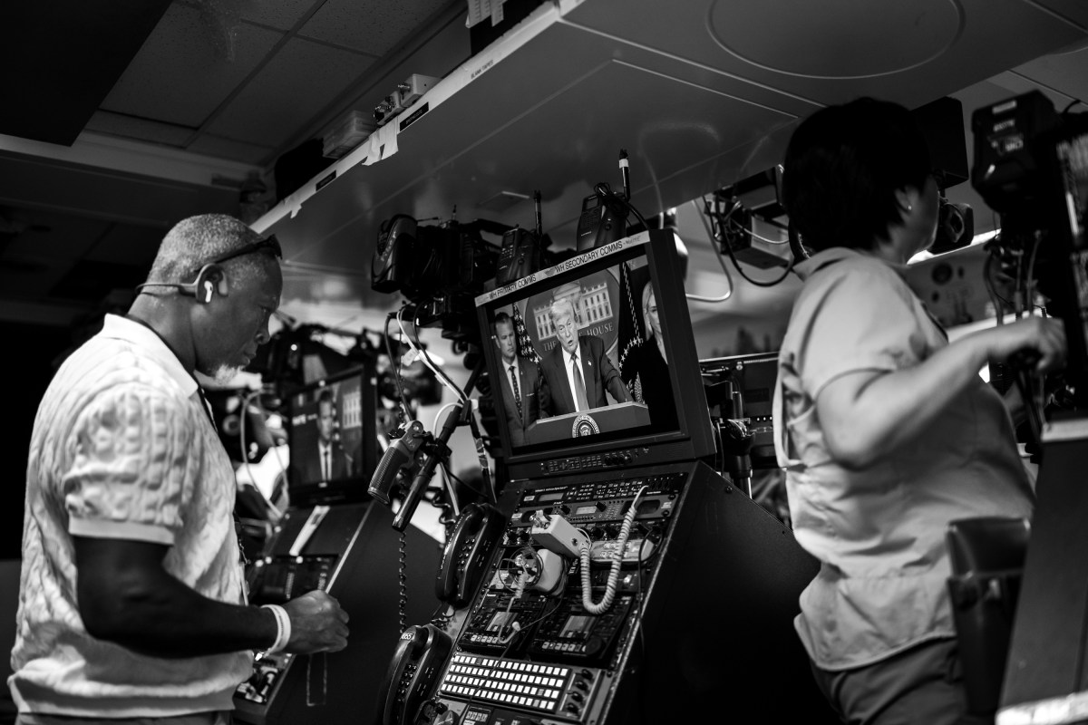 President Donald Trump holds a press conference on crime in the District of Columbia, Monday, August 11, 2025, in the James S. Brady Press Briefing Room. (Official White House Photo by Daniel Torok)