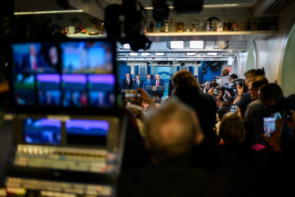 President Donald Trump holds a press conference on crime in the District of Columbia, Monday, August 11, 2025, in the James S. Brady Press Briefing Room. (Official White House Photo by Daniel Torok)