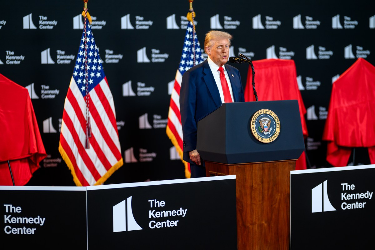President Donald Trump makes an announcement and holds a press conference in the Hall of Nations at the John F. Kennedy Center for the Performing Arts in Washington, D.C., Wednesday, August 13, 2025. (Official White House Photo by Daniel Torok)