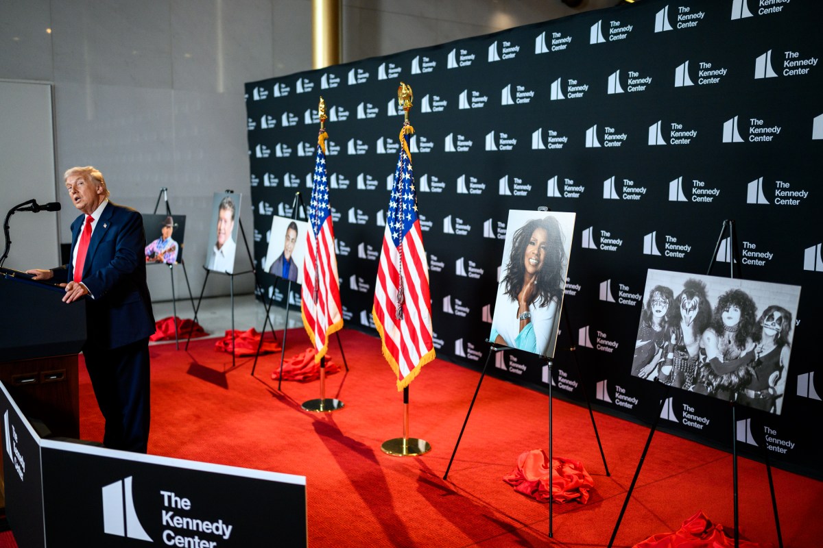 President Donald Trump makes an announcement and holds a press conference in the Hall of Nations at the John F. Kennedy Center for the Performing Arts in Washington, D.C., Wednesday, August 13, 2025. (Official White House Photo by Daniel Torok)