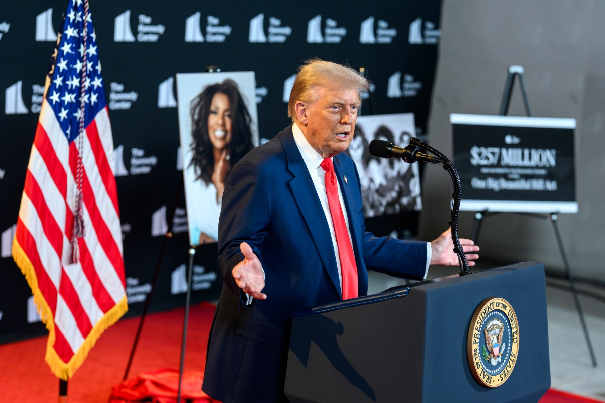 President Donald Trump arrives at the John F. Kennedy Center for the Performing Arts in Washington, D.C., Wednesday, August 13, 2025. (Official White House Photo by Daniel Torok)