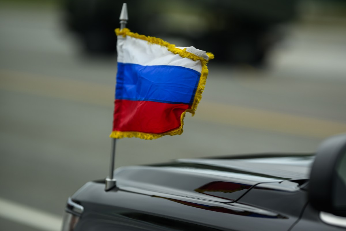 President Donald Trump greets Russian president Vladimir Putin at Joint Base Elmendorf Richardson in Anchorage, Alaska, Friday, August 15, 2025. (Official White House Photo by Daniel Torok)