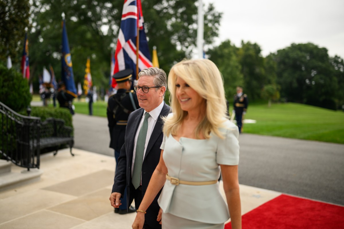 The Prime Minister of the U.K. Keir Starmer arrives to the South Portico of the White House for a meeting with President Donald Trump, Ukraine’s President Volodymyr Zelensky, and other world leaders, Monday, August 18, 2025. (Official White House Photo by Daniel Torok)
