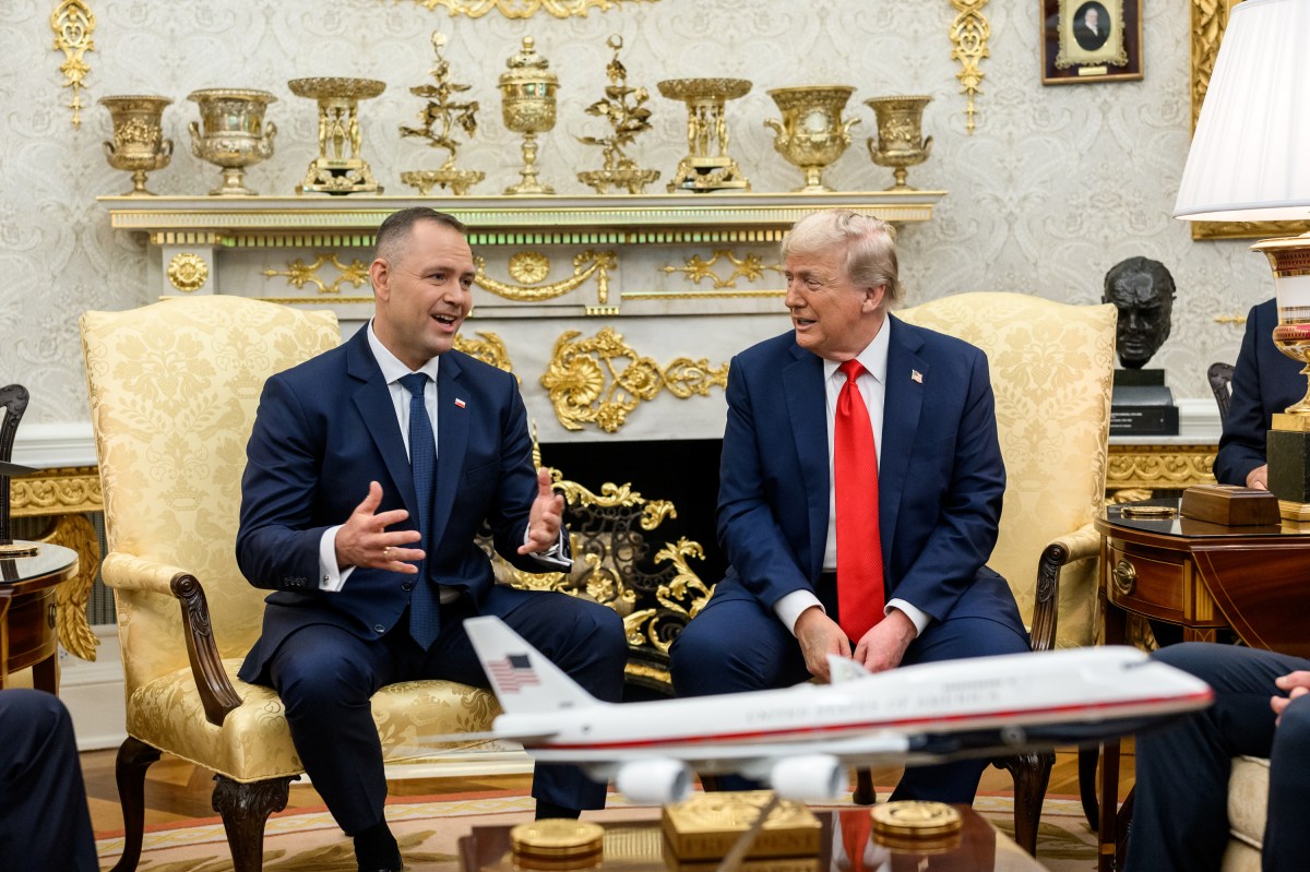President Donald Trump hosts a bilateral meeting with Polish President Karol Nawrocki, Wednesday, September 3, 2025, in the Oval Office. (Official White House Photo by Joyce N. Boghosian)