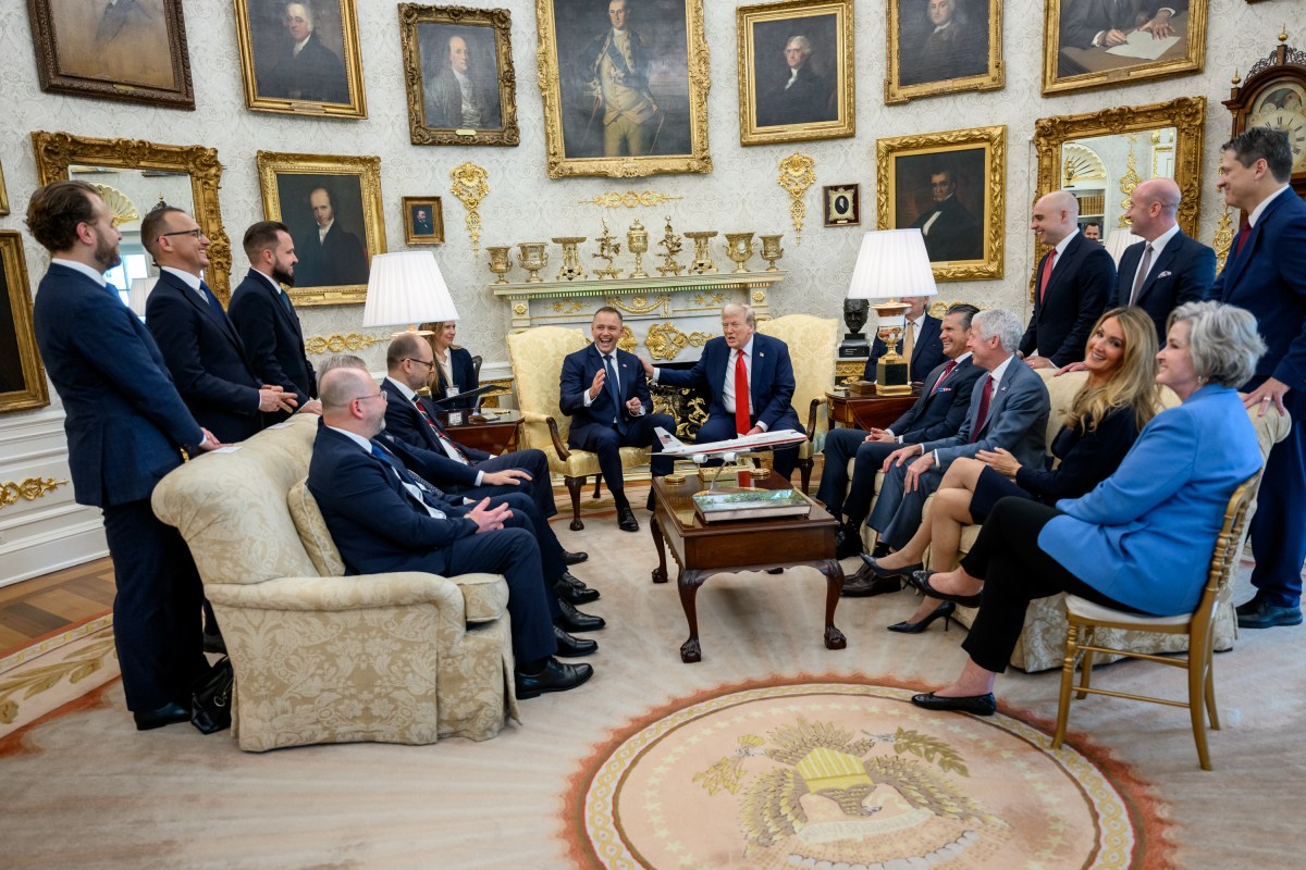 President Donald Trump hosts a bilateral meeting with Polish President Karol Nawrocki, Wednesday, September 3, 2025, in the Oval Office. (Official White House Photo by Joyce N. Boghosian)