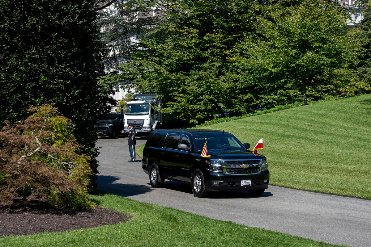President Karol Nawrocki of Poland, arrives for a visit with President Trump, Wednesday, September 3, 2025, at the South Portico of the White House. 
(Official White House Photo by Juliana Luz)