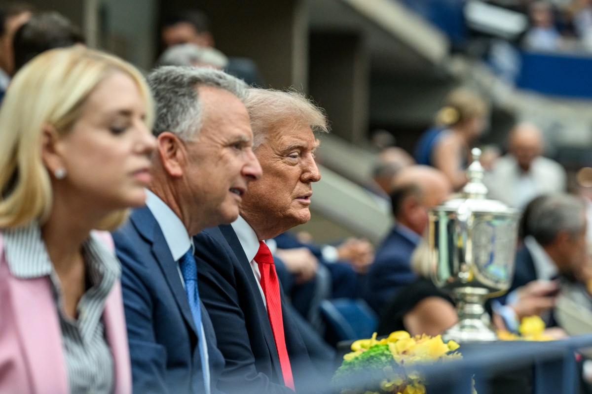 President Donald Trump attends the U.S. Open Men’s Championship at the Billie Jean King National Tennis Center in Flushing Meadows, New York on Sunday, September 7, 2025. (Official White House Photo by Daniel Torok)