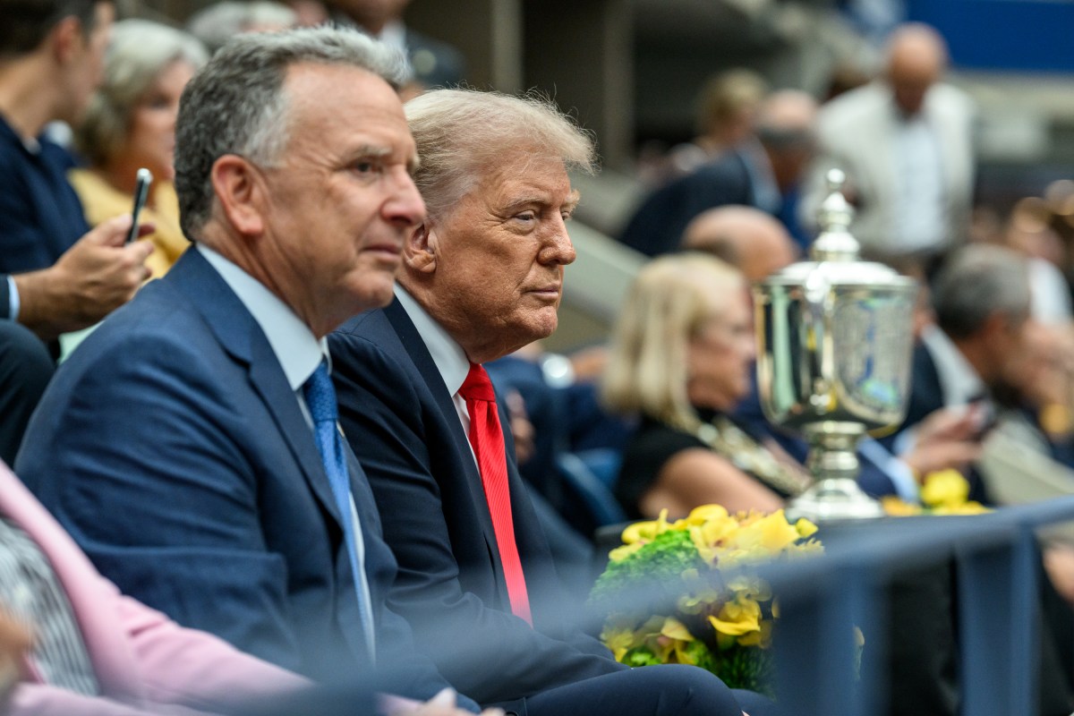 President Donald Trump attends the U.S. Open Men’s Championship at the Billie Jean King National Tennis Center in Flushing Meadows, New York on Sunday, September 7, 2025. (Official White House Photo by Daniel Torok)