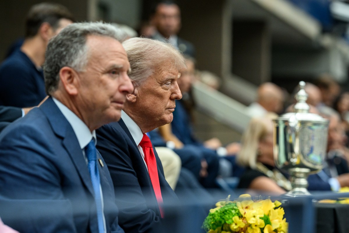 President Donald Trump attends the U.S. Open Men’s Championship at the Billie Jean King National Tennis Center in Flushing Meadows, New York on Sunday, September 7, 2025. (Official White House Photo by Daniel Torok)