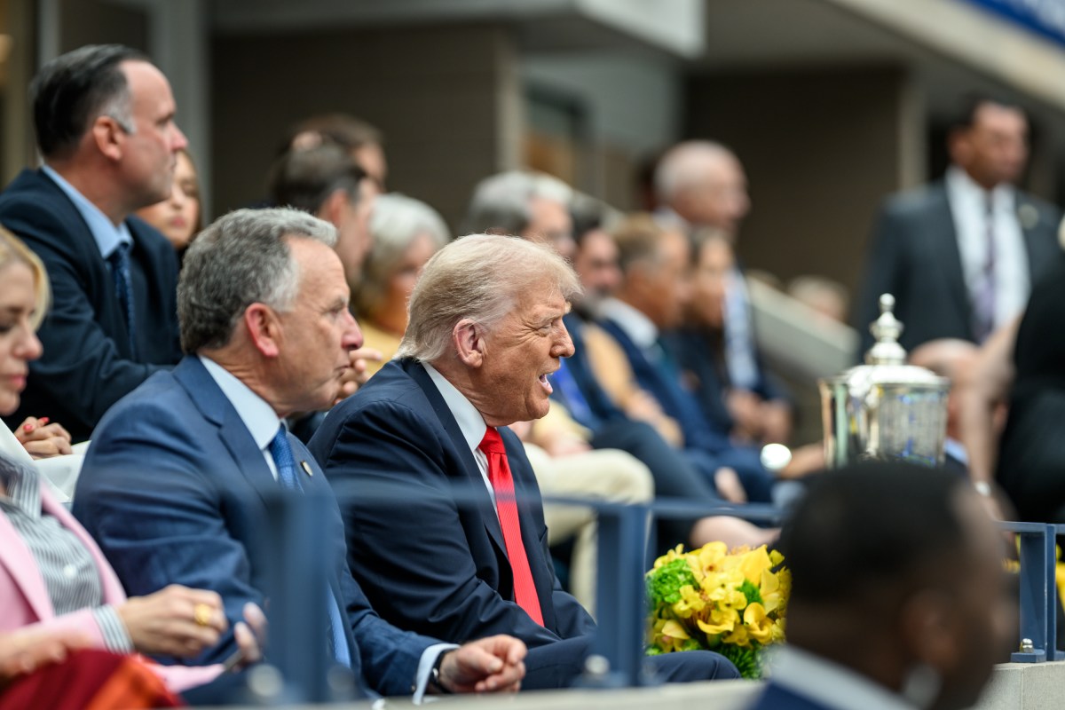 President Donald Trump attends the U.S. Open Men’s Championship at the Billie Jean King National Tennis Center in Flushing Meadows, New York on Sunday, September 7, 2025. (Official White House Photo by Daniel Torok)