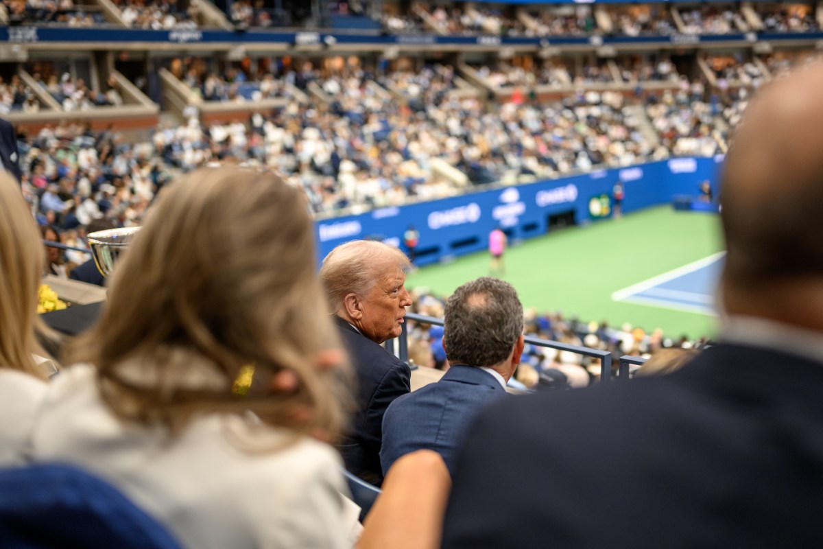 President Donald Trump attends the U.S. Open Men’s Championship at the Billie Jean King National Tennis Center in Flushing Meadows, New York on Sunday, September 7, 2025. (Official White House Photo by Daniel Torok)