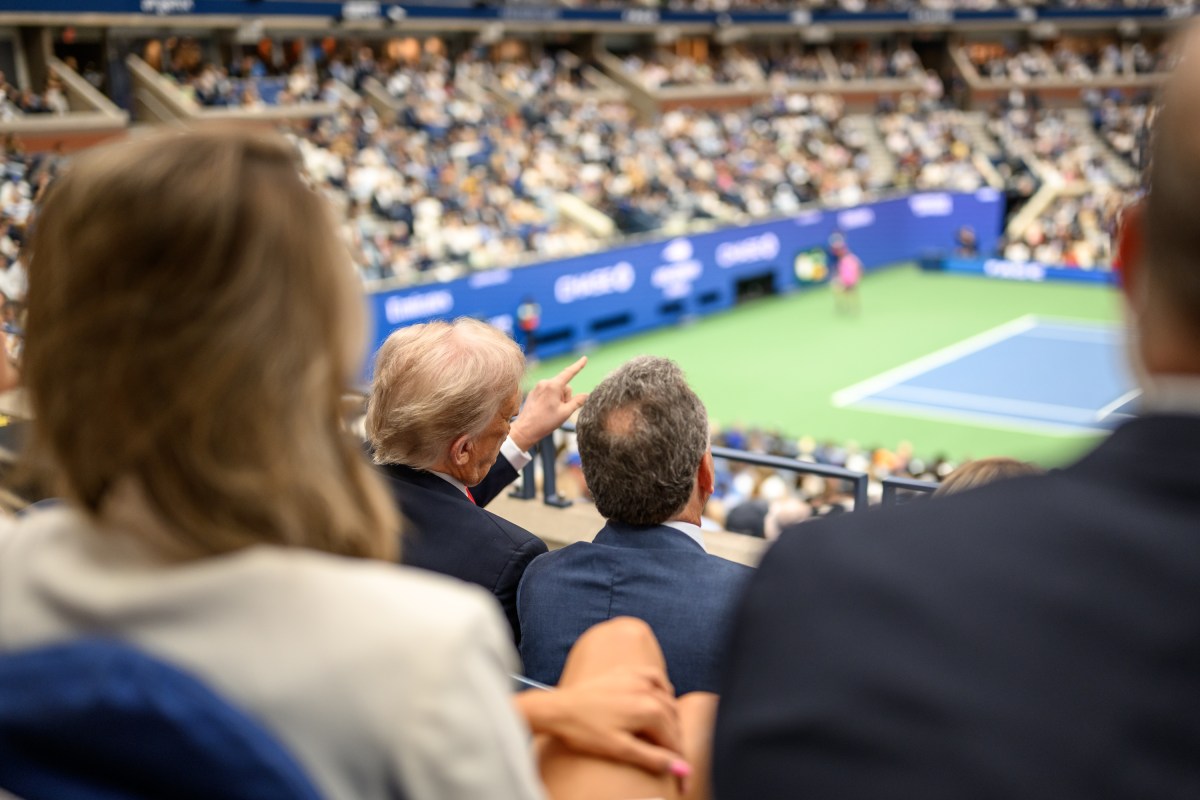 President Donald Trump attends the U.S. Open Men’s Championship at the Billie Jean King National Tennis Center in Flushing Meadows, New York on Sunday, September 7, 2025. (Official White House Photo by Daniel Torok)
