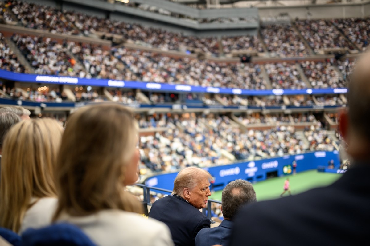 President Donald Trump attends the U.S. Open Men’s Championship at the Billie Jean King National Tennis Center in Flushing Meadows, New York on Sunday, September 7, 2025. (Official White House Photo by Daniel Torok)
