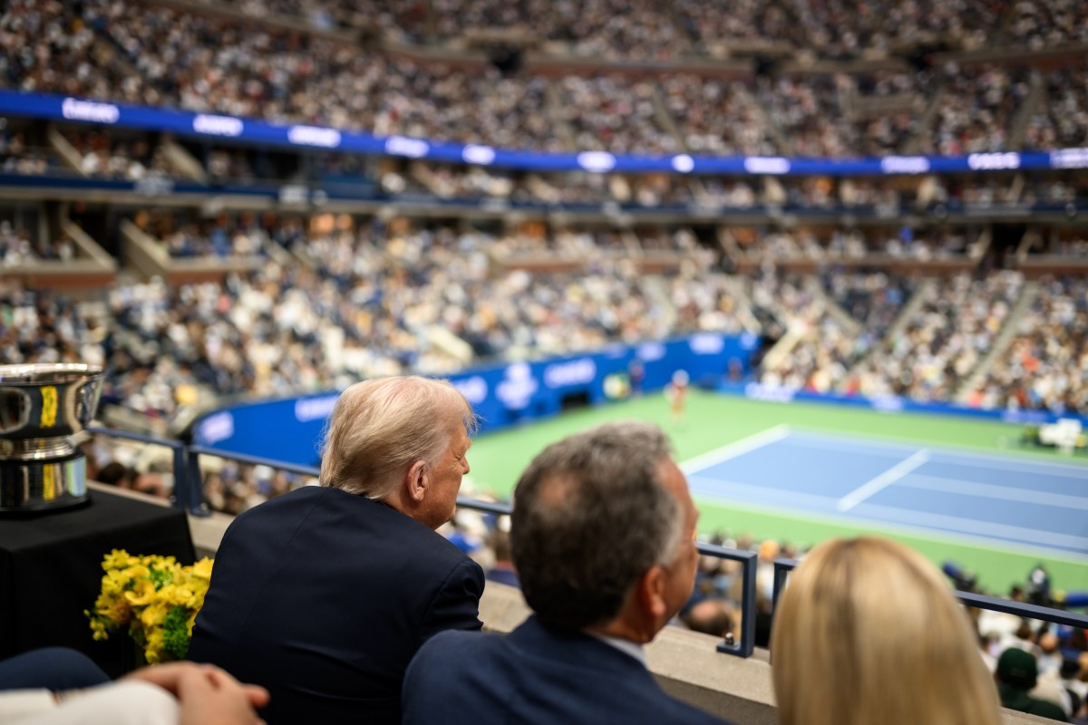 President Donald Trump attends the U.S. Open Men’s Championship at the Billie Jean King National Tennis Center in Flushing Meadows, New York on Sunday, September 7, 2025. (Official White House Photo by Daniel Torok)