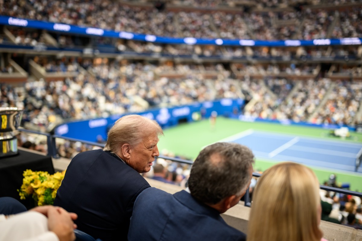 President Donald Trump attends the U.S. Open Men’s Championship at the Billie Jean King National Tennis Center in Flushing Meadows, New York on Sunday, September 7, 2025. (Official White House Photo by Daniel Torok)