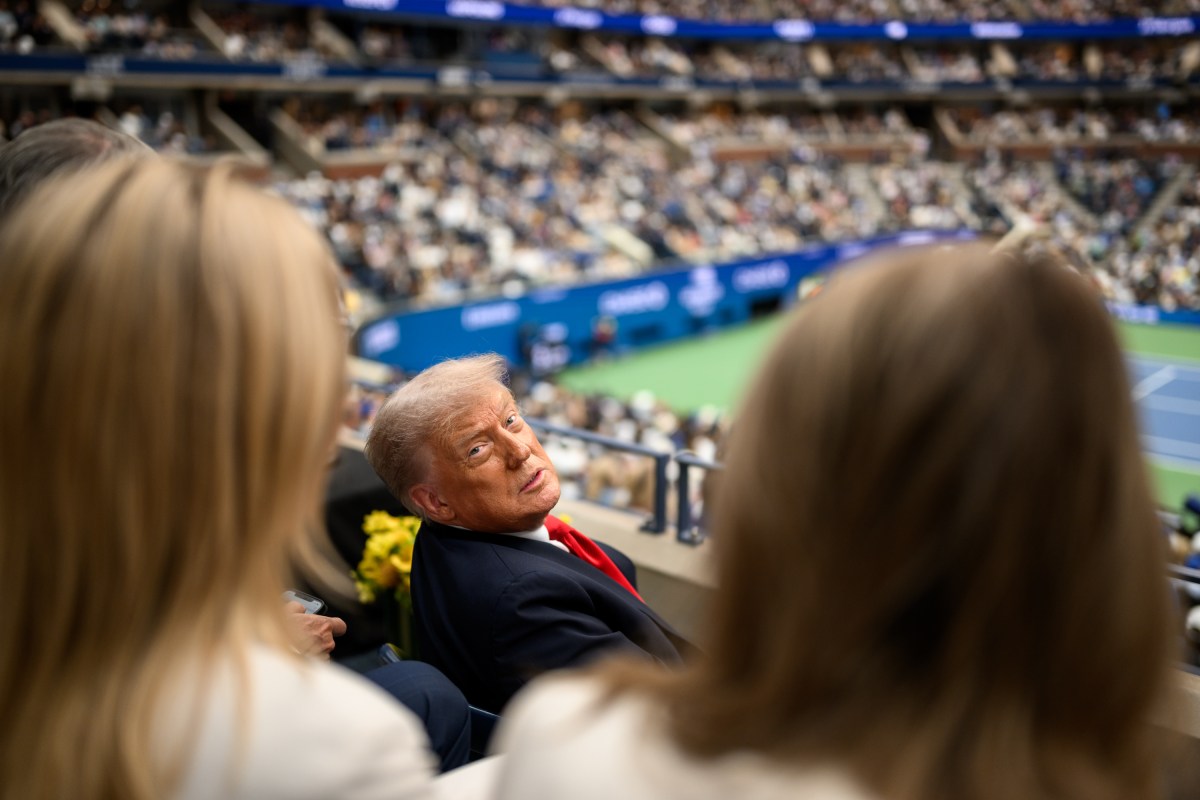 President Donald Trump attends the U.S. Open Men’s Championship at the Billie Jean King National Tennis Center in Flushing Meadows, New York on Sunday, September 7, 2025. (Official White House Photo by Daniel Torok)