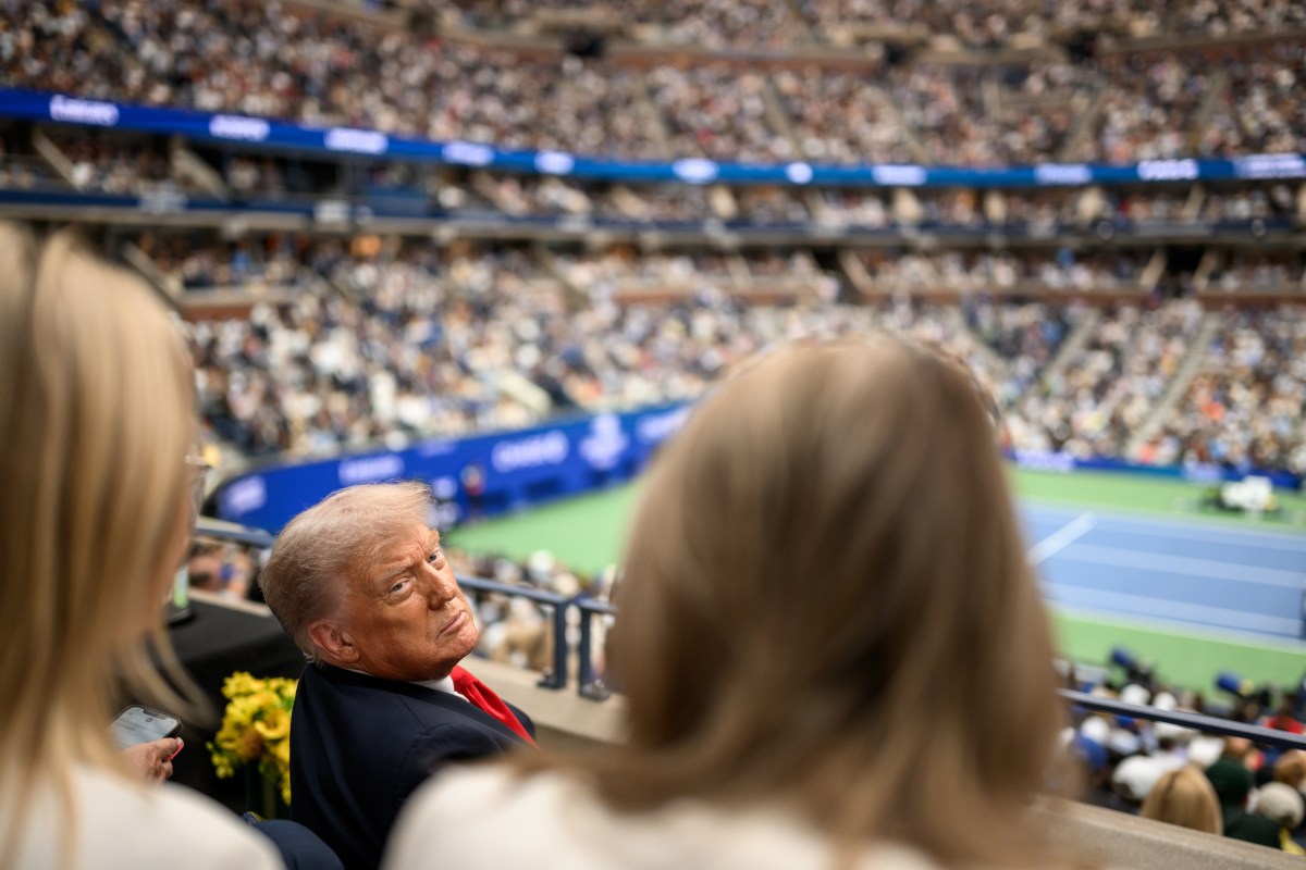 President Donald Trump attends the U.S. Open Men’s Championship at the Billie Jean King National Tennis Center in Flushing Meadows, New York on Sunday, September 7, 2025. (Official White House Photo by Daniel Torok)