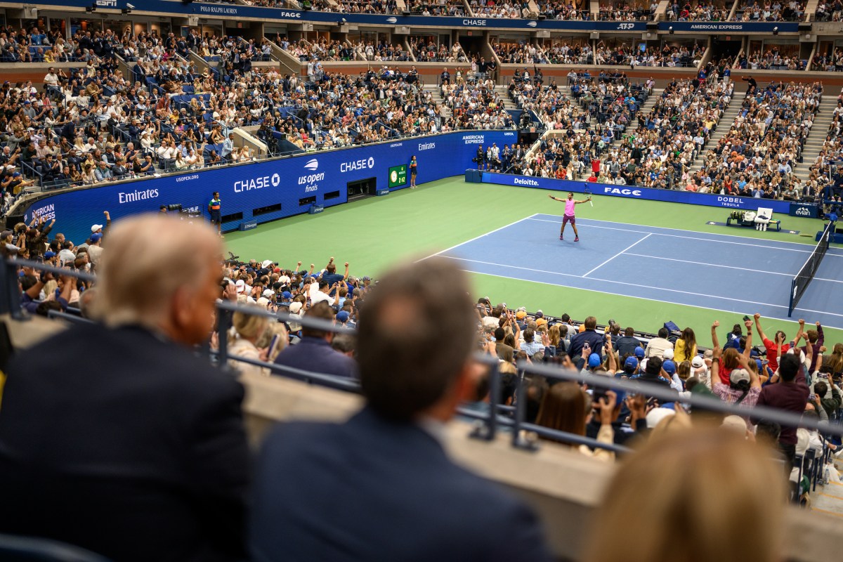 President Donald Trump attends the U.S. Open Men’s Championship at the Billie Jean King National Tennis Center in Flushing Meadows, New York on Sunday, September 7, 2025. (Official White House Photo by Daniel Torok)