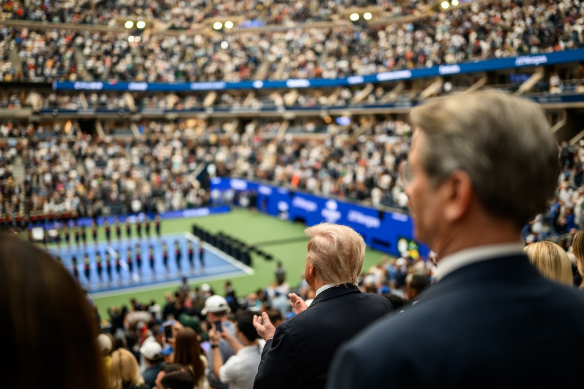 President Donald Trump attends the U.S. Open Men’s Championship at the Billie Jean King National Tennis Center in Flushing Meadows, New York on Sunday, September 7, 2025. (Official White House Photo by Daniel Torok)