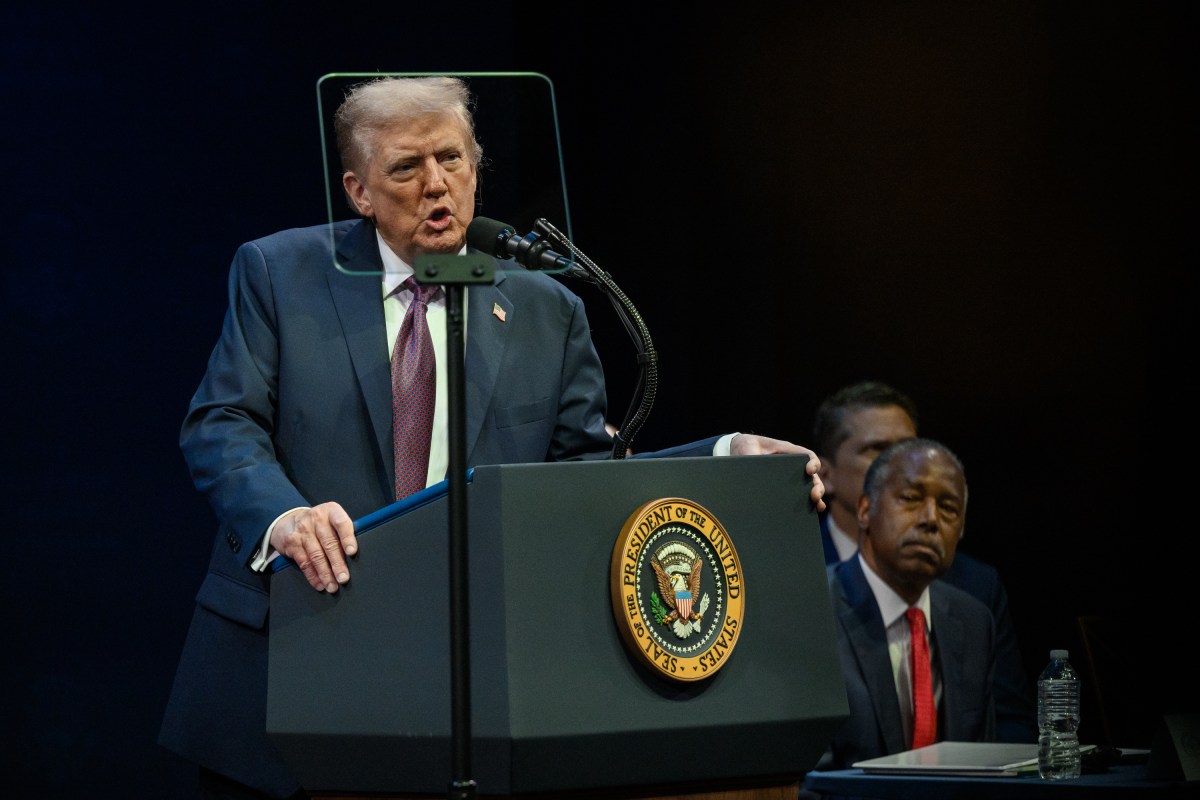 President Donald Trump delivers remarks to the White House Religious Liberty Commission, Monday, September 8, 2025, at the Museum of the Bible in Washington, D.C. (Official White House Photo by Molly Riley)