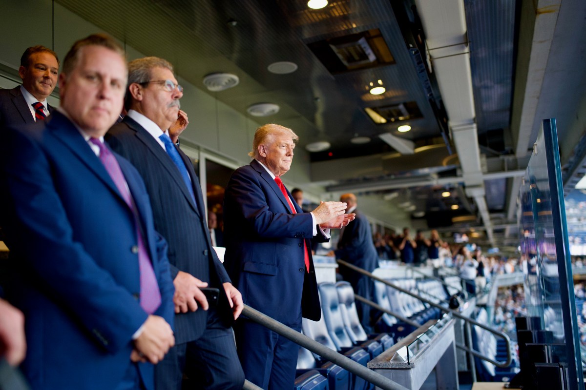President Donald Trump attends a game between the New York Yankees and Detroit Tigers on Thursday, September 11, 2025, at Yankee Stadium in the Bronx, New York (Official White House Photo by Daniel Torok)