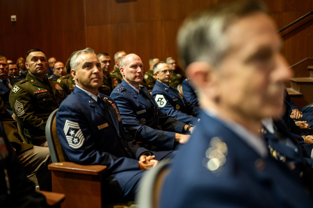 President Donald Trump makes remarks at a gathering of top military leadership, Tuesday, September 30, 2025, at Marine Corps University in Quantico, Virginia. (Official White House Photo by Daniel Torok)