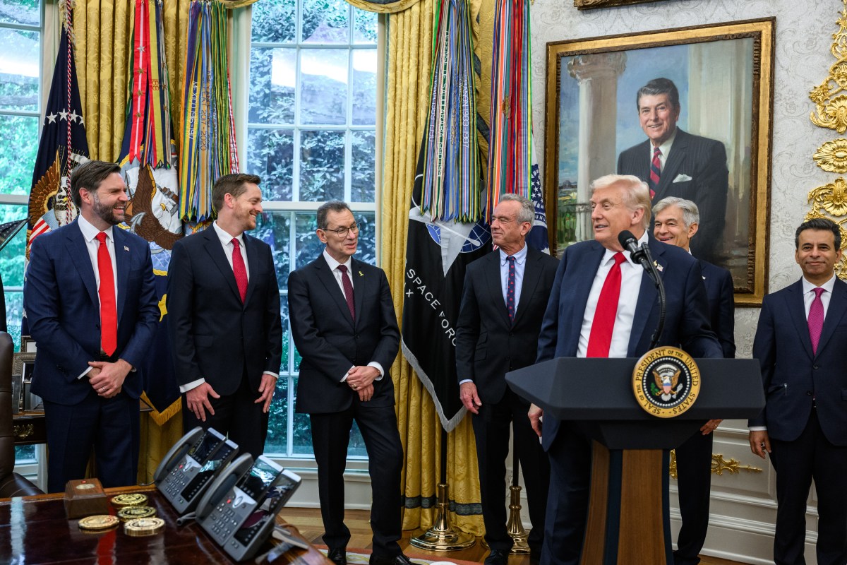 President Donald Trump makes an announcement on drug pricing, Tuesday, September 30, 2025, in the Oval Office. (Official White House Photo by Joyce N. Boghosian)
