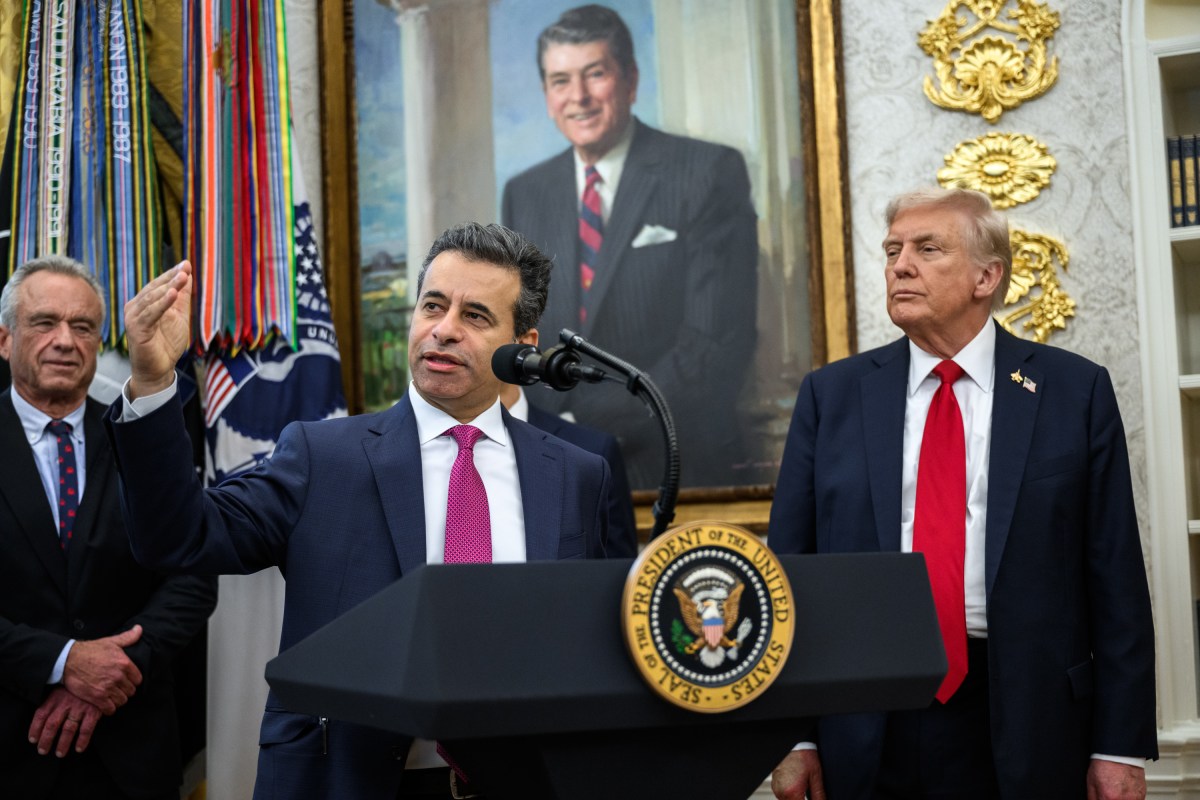 FDA Commissioner Dr. Marty Makary delivers remarks after President Donald Trump made an announcement on drug pricing, Tuesday, September 30, 2025, in the Oval Office. (Official White House Photo by Joyce N. Boghosian)