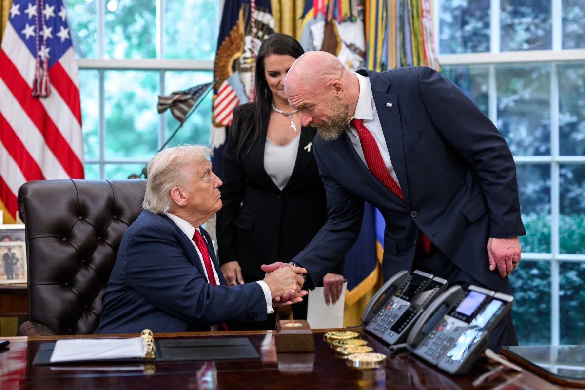 President Donald Trump, joined by HHS Secretary Robert F. Kennedy, Jr. and children affected by cancer and their families, signs an Executive Order to accelerate pediatric cancer research, Tuesday, September 30, 2025, in the Oval Office. (Official White House Photo by Molly Riley)