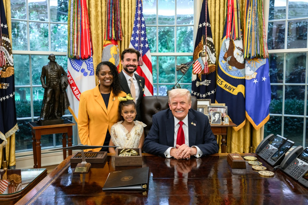 President Donald Trump, joined by HHS Secretary Robert F. Kennedy, Jr. and children affected by cancer and their families, signs an Executive Order to accelerate pediatric cancer research, Tuesday, September 30, 2025, in the Oval Office. (Official White House Photo by Molly Riley)