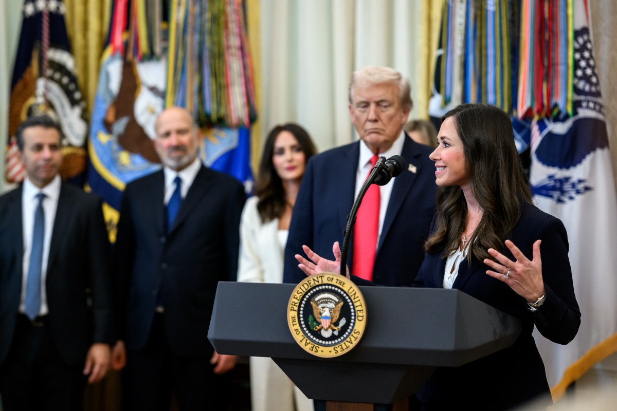 President Donald Trump delivers remarks regarding access to fertility drugs alongside HHS Secretary Robert F. Kennedy, Jr., Secretary of Commerce Howard Lutnick, CMMS Administrator Dr. Mehmet Oz, Secretary of Labor Lori Chavez-DeRemer Rep. Katie Britt (R-AL) and guests, Thursday, October 16, 2025, in the Oval Office.(Official White House Photo by Molly Riley)