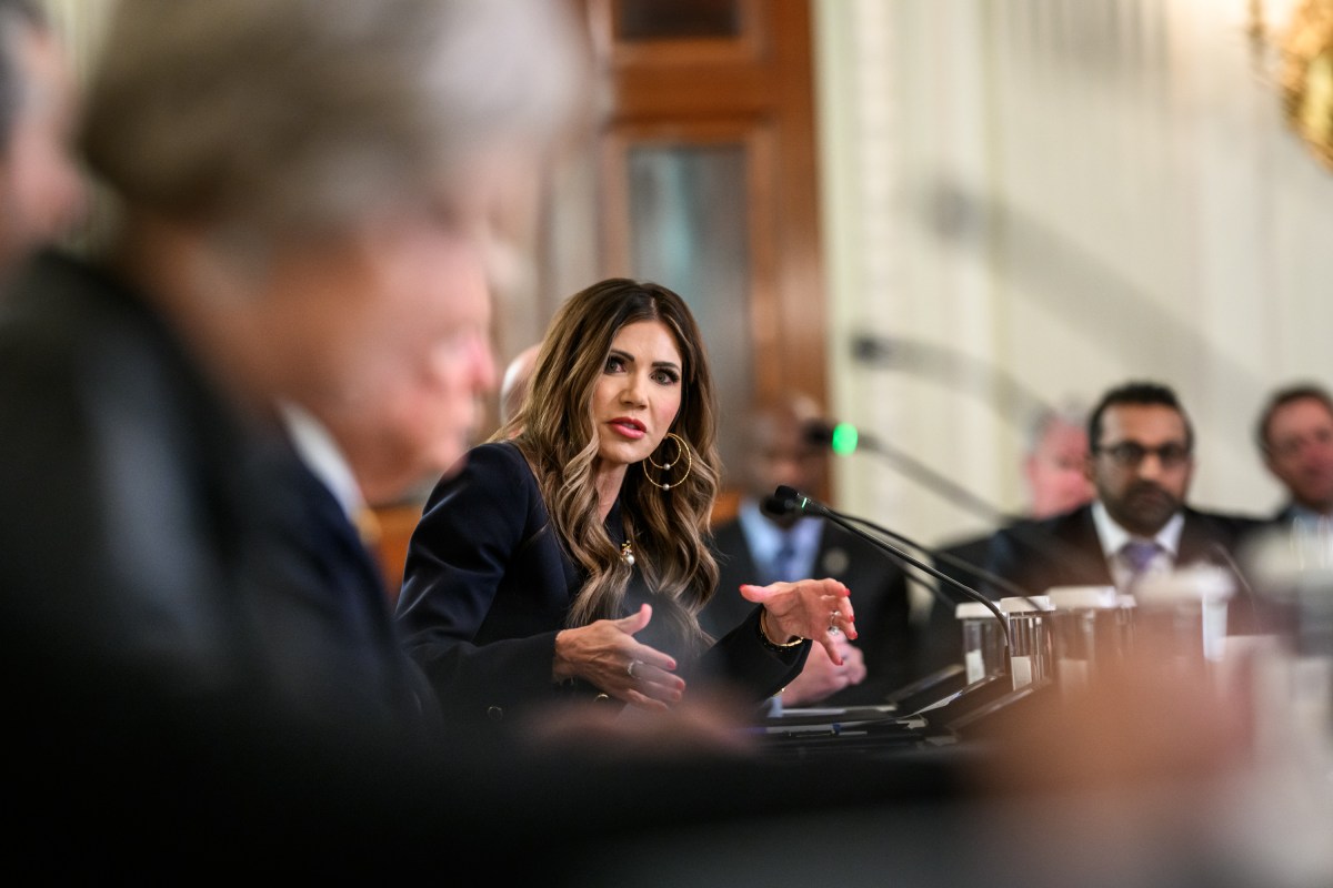 President Donald Trump attends a roundtable event launching the Homeland Security Task Force, Thursday, October 23, 2025, in the State Dining Room. (Official White House Photo by Molly Riley)