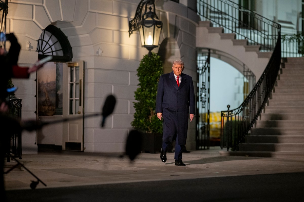 President Donald Trump boards Marine One on the South Lawn of the White House, Friday, October 24, 2025, en route Joint Base Andrews for a trip to Malaysia. (Official White House Photo by Joyce N. Boghosian)
