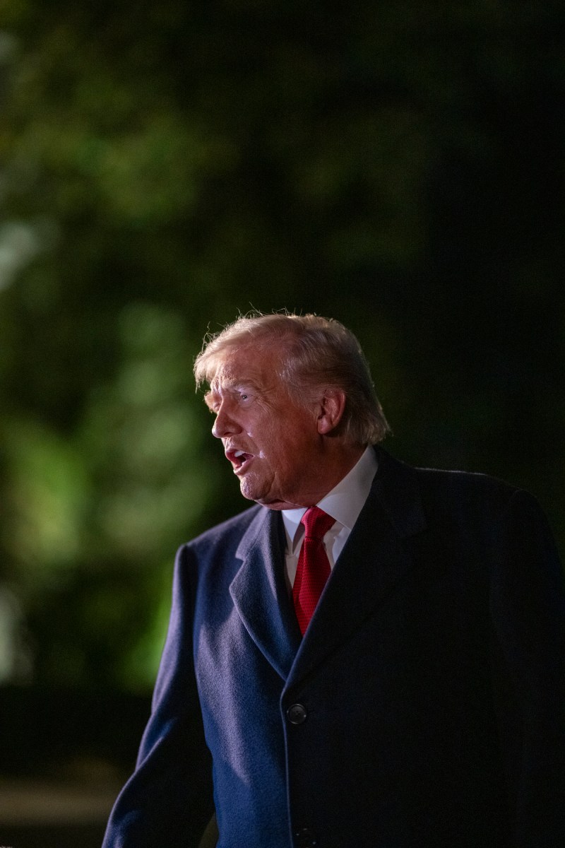 President Donald Trump boards Marine One on the South Lawn of the White House, Friday, October 24, 2025, en route Joint Base Andrews for a trip to Malaysia. (Official White House Photo by Joyce N. Boghosian)