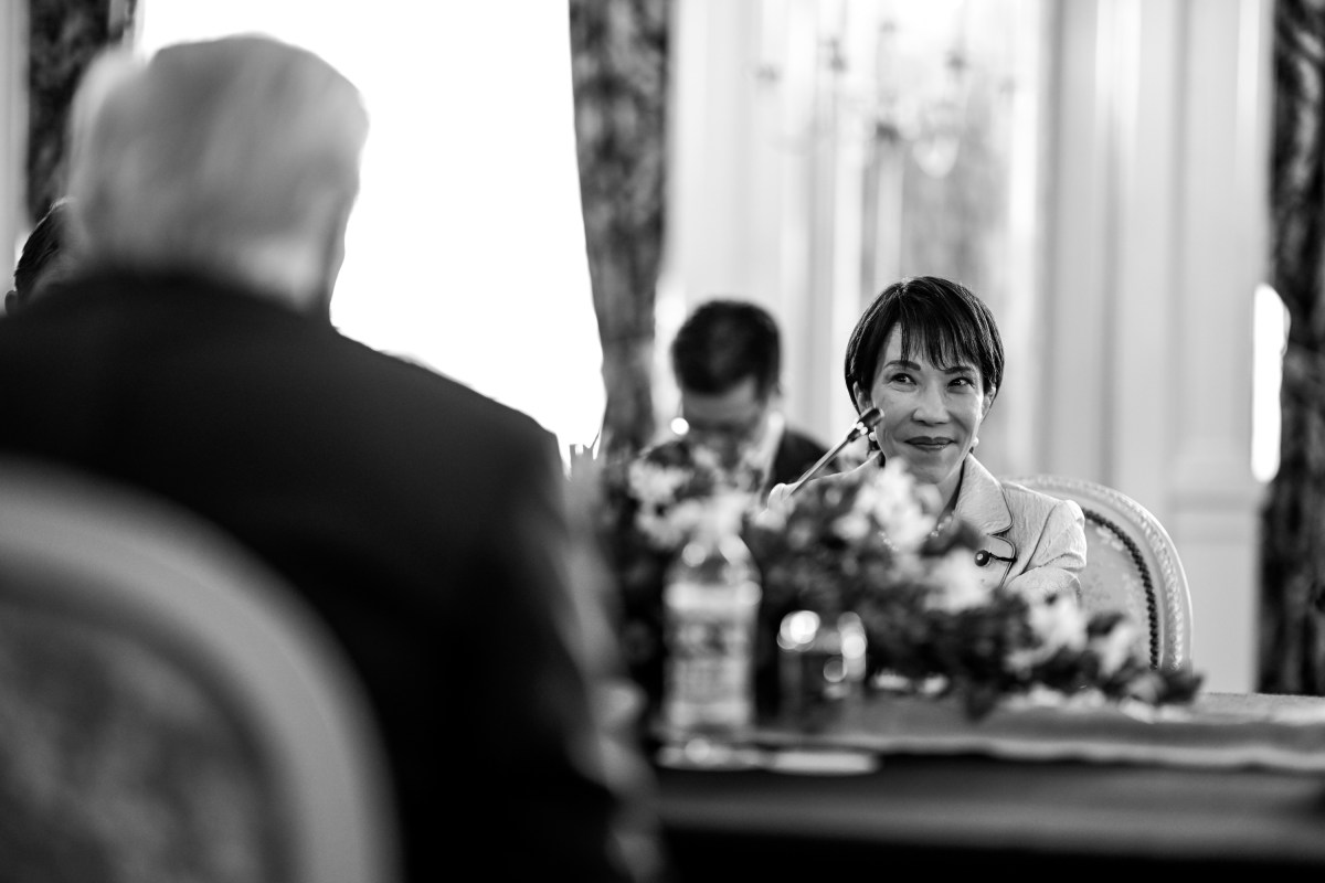 President Donald Trump participates in a bilateral meeting with Japanese Prime Minister Sanae Takaichi, Tuesday, October 28, 2025, at Akasaka Palace in Tokyo, Japan. (Official White House Photo by Daniel Torok)