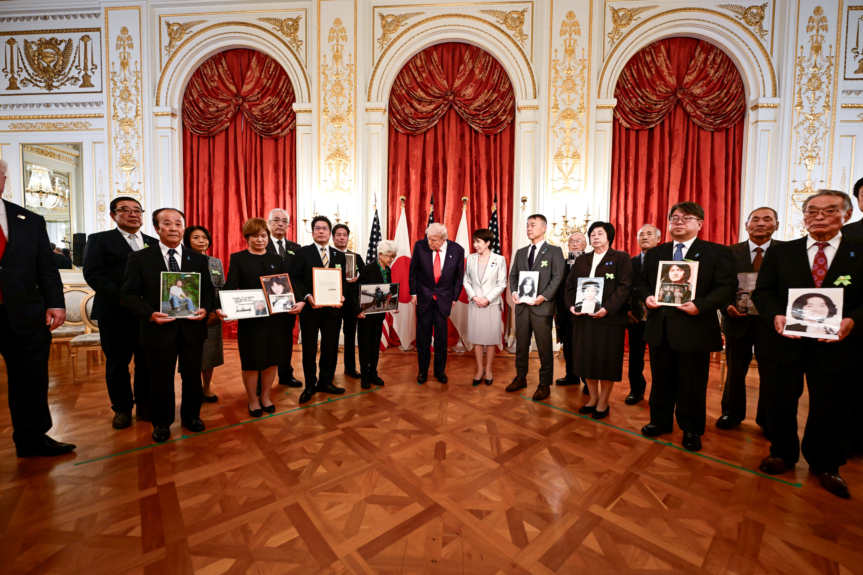 President Donald Trump participates in a bilateral meeting with